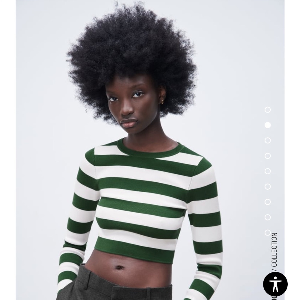 Zara Basic Rib Knit Sweater